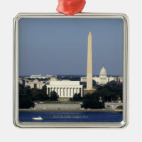 Washington DC-horisont med US-huvudstaden som