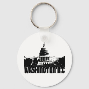Washington DC-horisont Nyckelring