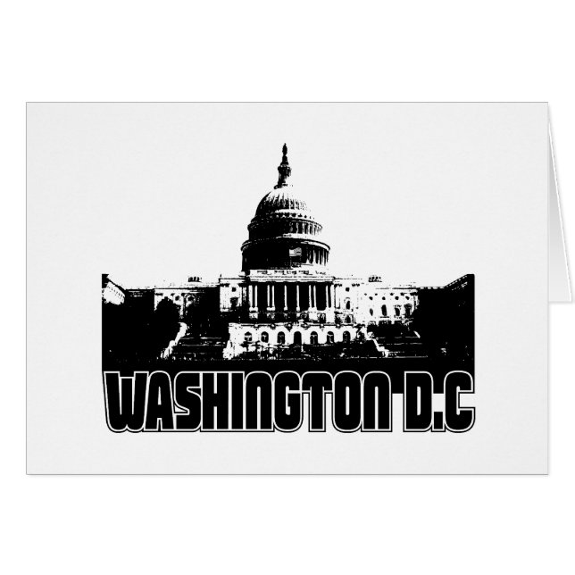 Washington DC-horisont OBS Kort (Framsidan Horizontal)