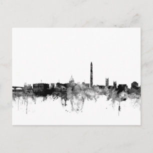 Washington DC-horisont Vykort