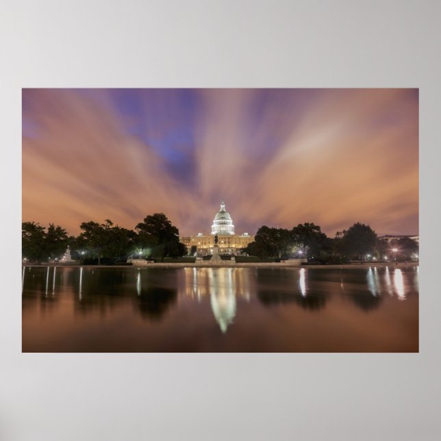 Washington DC, Huvudstad Byggnad Poster (Framsidan)