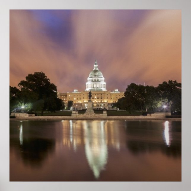 Washington DC, Huvudstad Byggnad Poster (Framsidan)