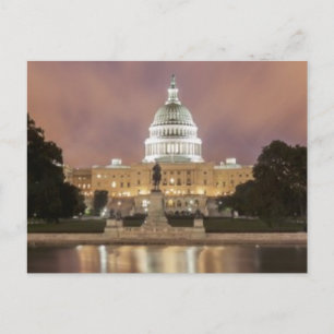 Washington DC, Huvudstad Byggnad Vykort