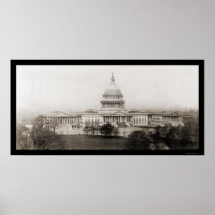 Washington DC Huvudstad Photo 1906 Poster