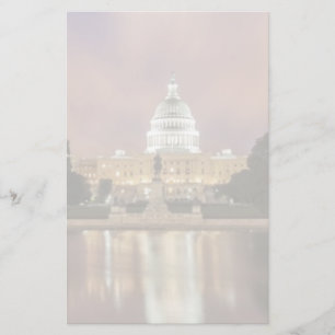 Washington DC, huvudstadbyggnad Brevpapper