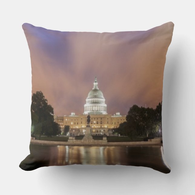 Washington DC, huvudstadbyggnad Kudde (Framsida)