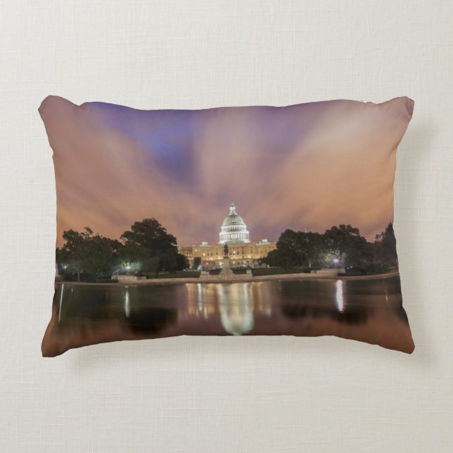 Washington DC, huvudstadbyggnad Prydnadskudde (Framsidan)