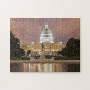 Washington DC, huvudstadbyggnad Pussel