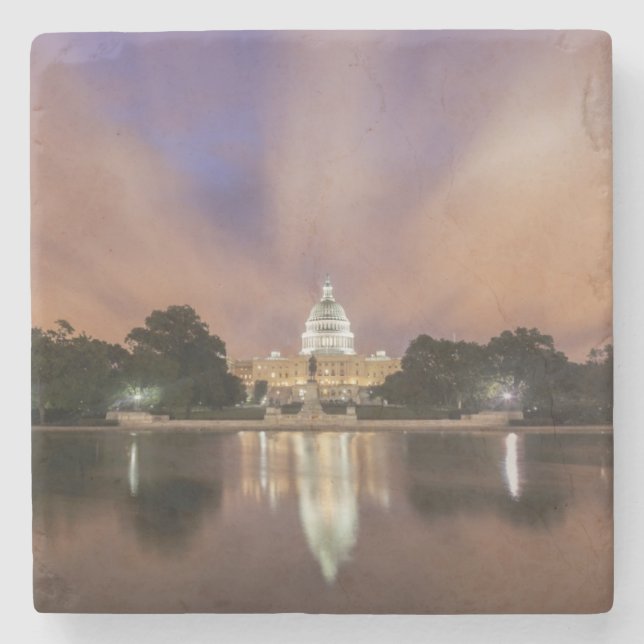 Washington DC, huvudstadbyggnad Stenunderlägg (Framsidan)
