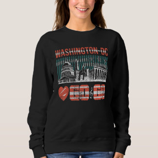 Washington DC I Kärlek Go Music 3 T Shirt