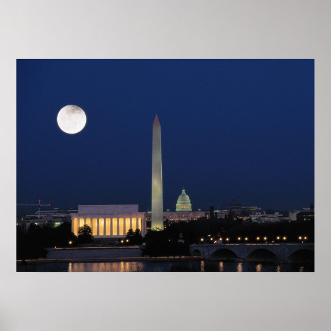 Washington DC i natt Poster (Framsidan)