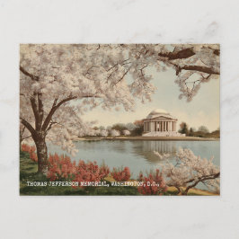 Washington DC Jefferson Memorial Vintage Resa Vykort