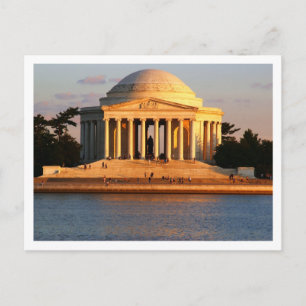 Washington DC Jefferson Memorial-vykort Vykort