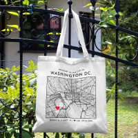 Washington, DC Kärlek Locator | City Karta Bröllop