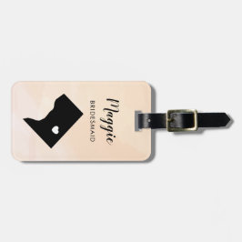 Washington DC Kartong Resväskemärke, Bröllopsfest Bagagebricka