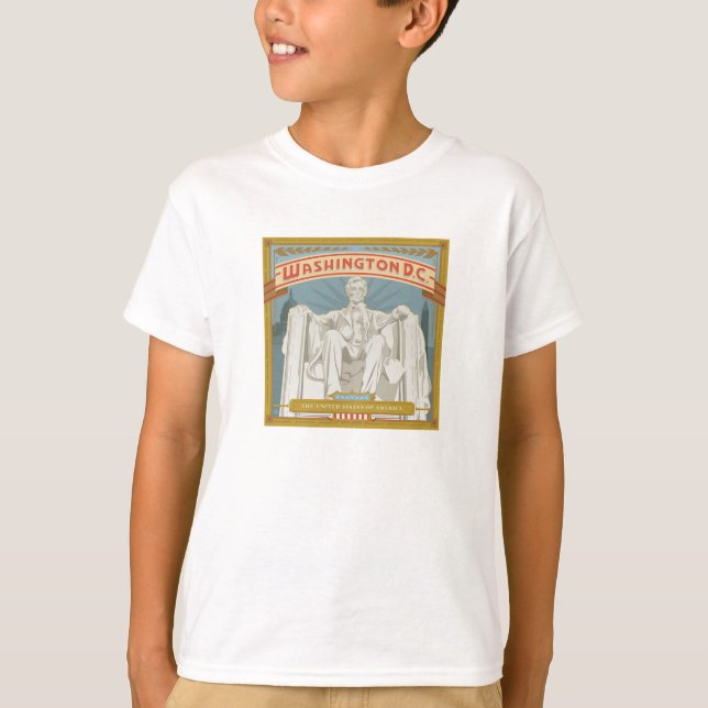Washington DC | Lincoln Memorial T Shirt (Framsida)