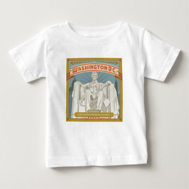 Washington DC | Lincoln Memorial T Shirt (Framsida)