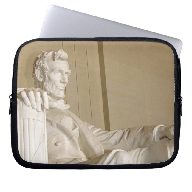 Washington, DC, Lincolnmonumentet Laptop Sleeve (Framsidan)