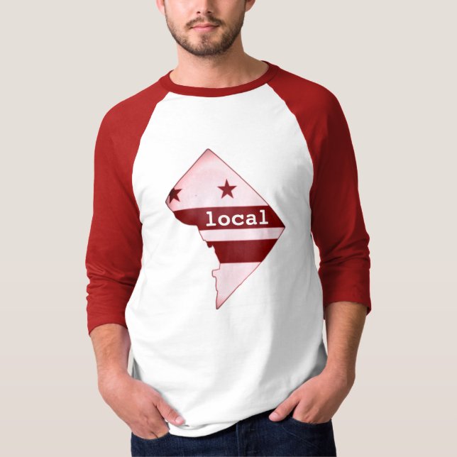 Washington DC-lokal Tee (Framsida)