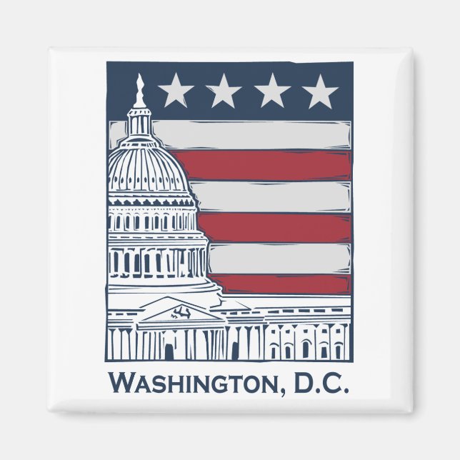 Washington DC Magnet (Framsidan)
