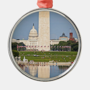 Washington DC Mall Julgransprydnad Metall