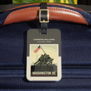 Washington, DC   Memorial för marin kår Krig Bagagebricka