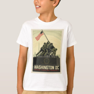 Washington, DC   Memorial för marin kår Krig T Shirt