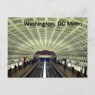Washington, DC: Metro Station Vykort