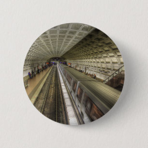 Washington DC Metro Tåg Station Knapp