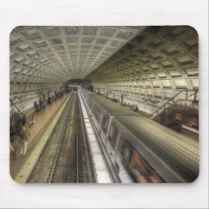 Washington DC Metro Tåg Station Musmatta