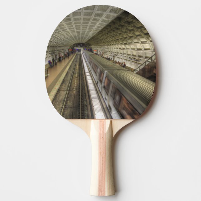 Washington DC Metro Tåg Station Pingisracket (Framsidan)