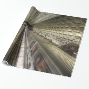 Washington DC Metro Tåg Station Presentpapper