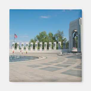 Washington, DC, National WWII-minnesmärket Magnet