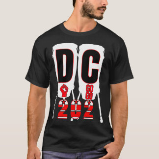 Washington DC Nations Huvudstad Conga Drums Go Mu T Shirt