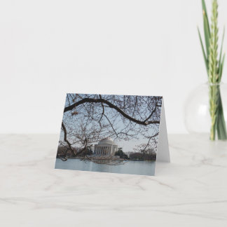 Washington DC Notecard Tack Kort
