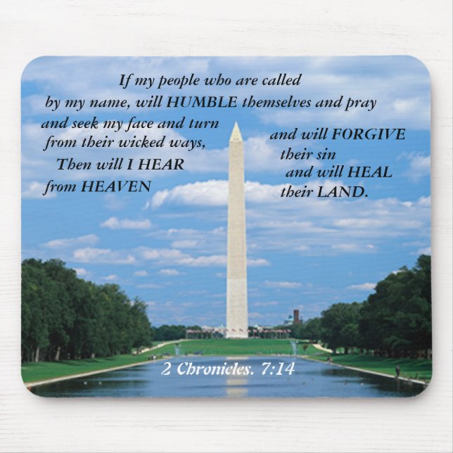 Washington DC om mitt folk Mousepad. Musmatta (Framsidan)