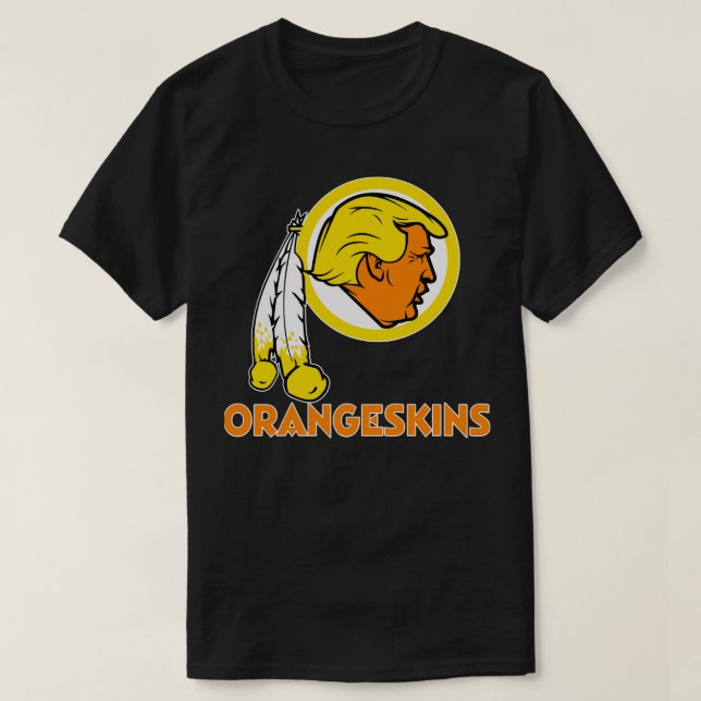 Washington DC Orangeskins Team Logotyp v1 Classic  T Shirt (Design framsida)