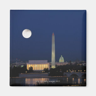 Washington DC på natten Magnet