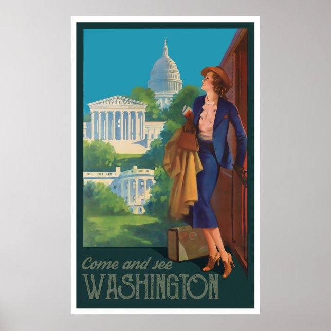 Washington DC Poster (Framsidan)