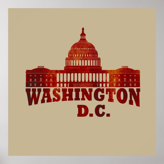 Washington Dc Poster (Framsidan)