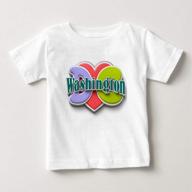 Washington DC-pr Pride T Shirt (Framsida)