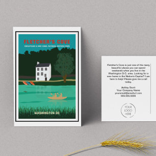 Washington DC Real Gods Agent Realtor Marknadsföri Vykort