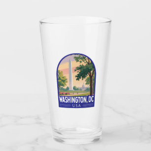 Washington DC Resa Konst Emblem Glaskopp