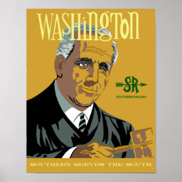 Washington, DC Reseaffisch för Retro stil Poster