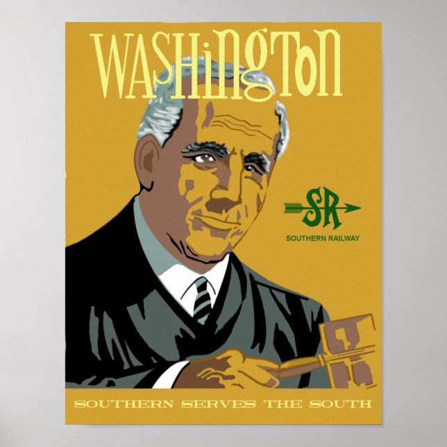 Washington, DC Reseaffisch för Retro stil Poster (Framsidan)