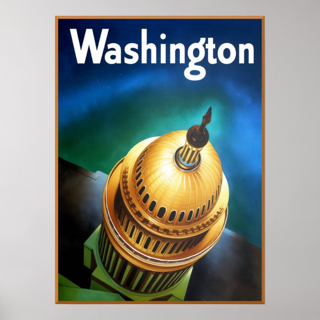 Washington DC resposter  Poster (Framsidan)