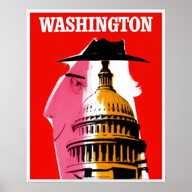Washington DC resposter  Poster (Framsidan)