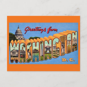 Washington DC Retro vykort