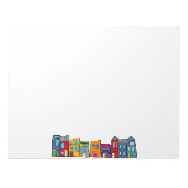 Washington DC Row House Anteckningsblock (Framsida)