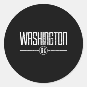 Washington Dc Runt Klistermärke